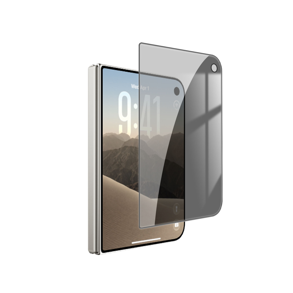 Keephone Apple iPhone Duo Titancore Ultra Hayalet Cam Ekran Koruyucu