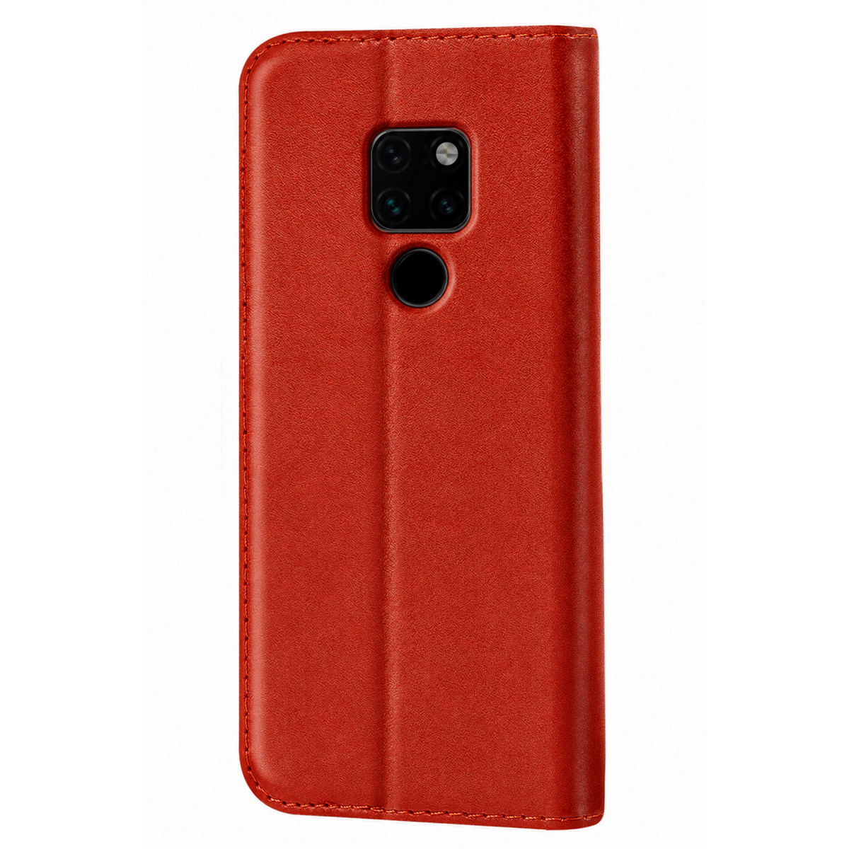 Huawei Mate 30 Lite Trend S Plus Kapaklı Telefon Kılıf - Kırmızı