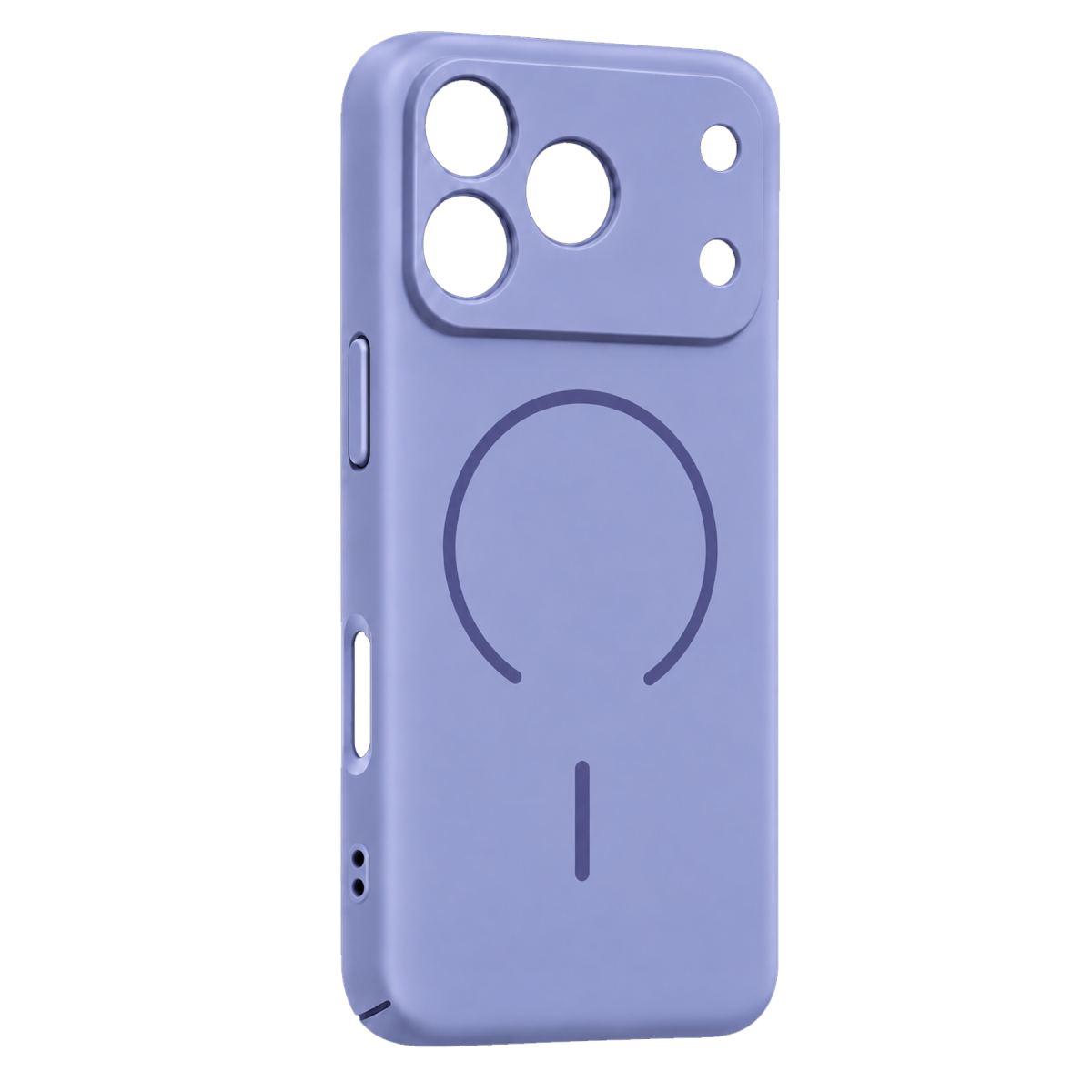 Newface Apple iPhone 18 Pro Max Mika PC Magsafe Kapak - Açık Mor