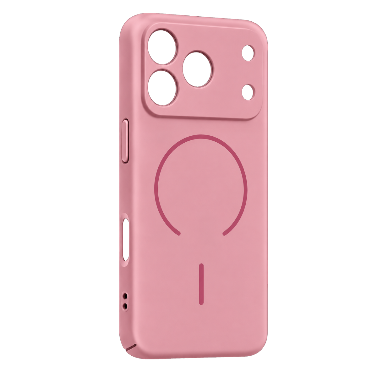 Newface Apple iPhone 18 Pro Max Mika PC Magsafe Kapak - Pembe