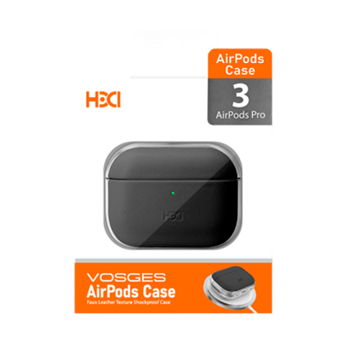 HDD Apple Airpods Pro 3 (3.nesil) HAP-003 Vosges Kılıf - Siyah