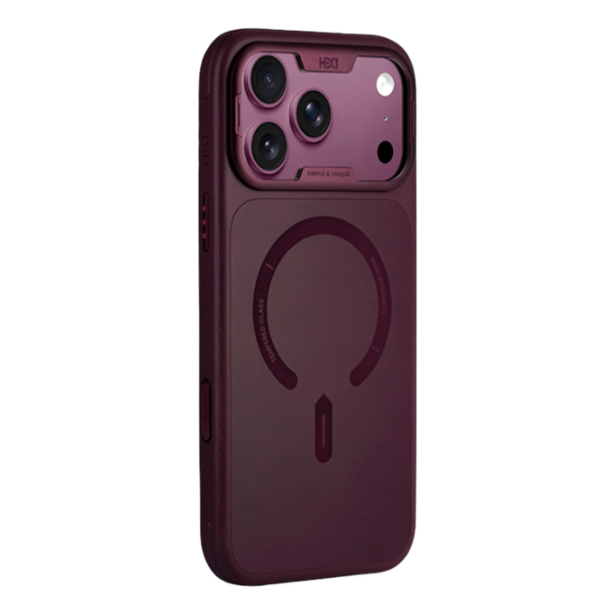 HDD Apple iPhone 18 Pro Max/17 Pro Max HBC-491 Jotun Magsafe Kapak - Bordo