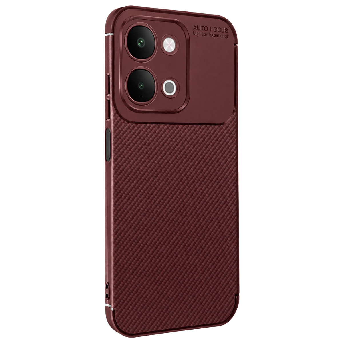 Newface Vivo Y31d Auto Focus Karbon Kapak - Bordo