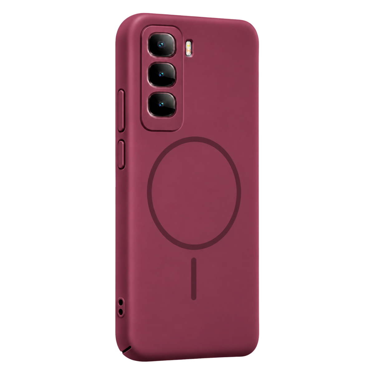 İnfinix Hot 60i 4G Mika PC Magsafe Kapak - Bordo