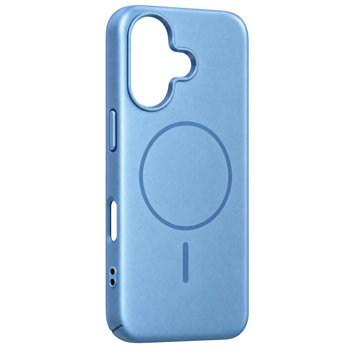Newface Apple iPhone 16 Mika PC Magsafe Kapak - Açık Mavi