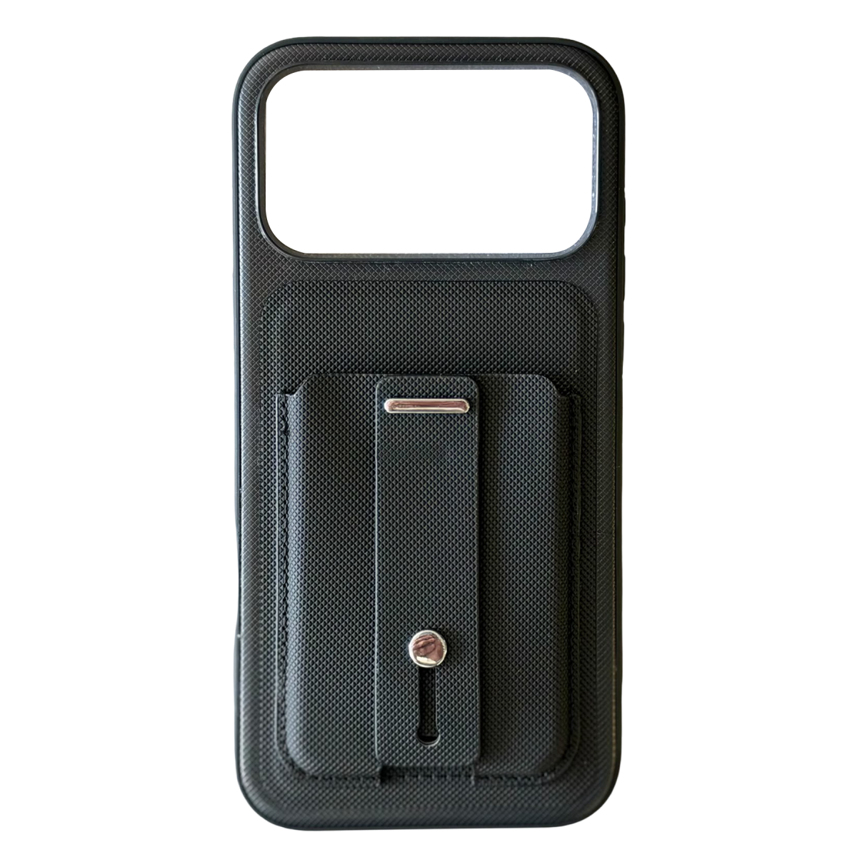 Newface Apple iPhone 18 Pro Max/17 Pro Max Latte Kartvizitli Kapak - Siyah
