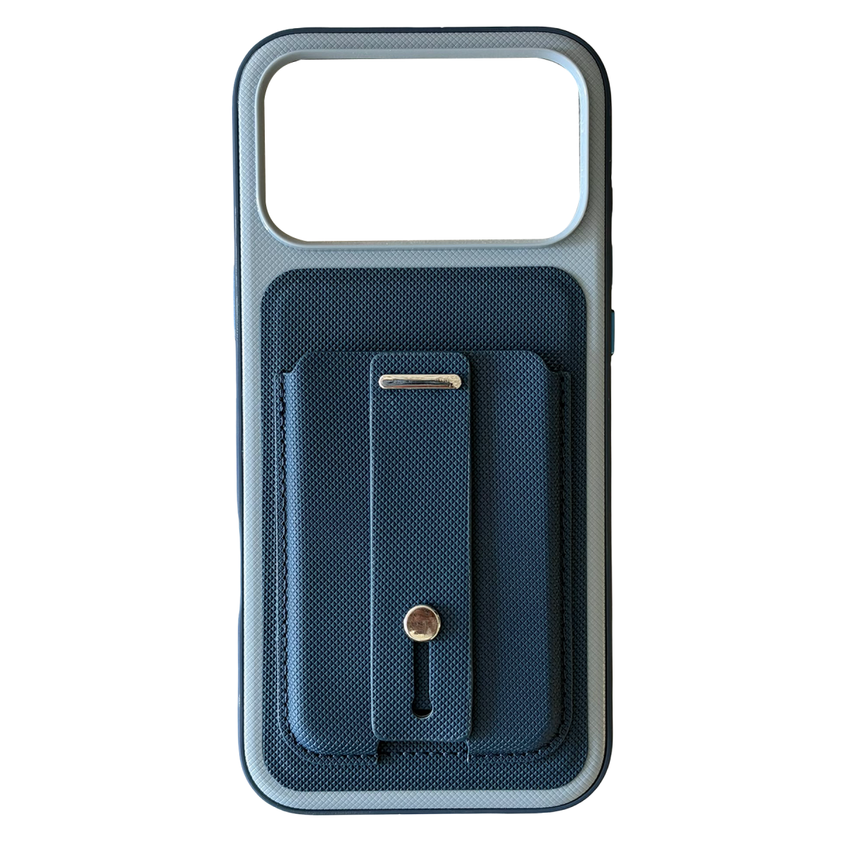 Newface Apple iPhone 18 Pro Max/17 Pro Max Latte Kartvizitli Kapak - Lacivert