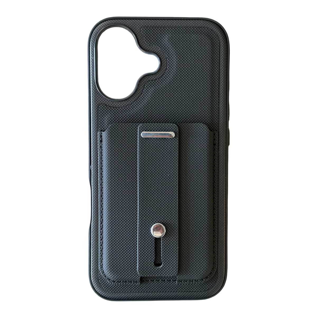 Newface Apple iPhone 17 Latte Kartvizitli Kapak - Siyah