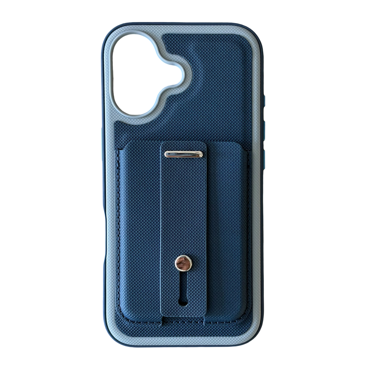 Newface Apple iPhone 16 Latte Kartvizitli Kapak - Lacivert