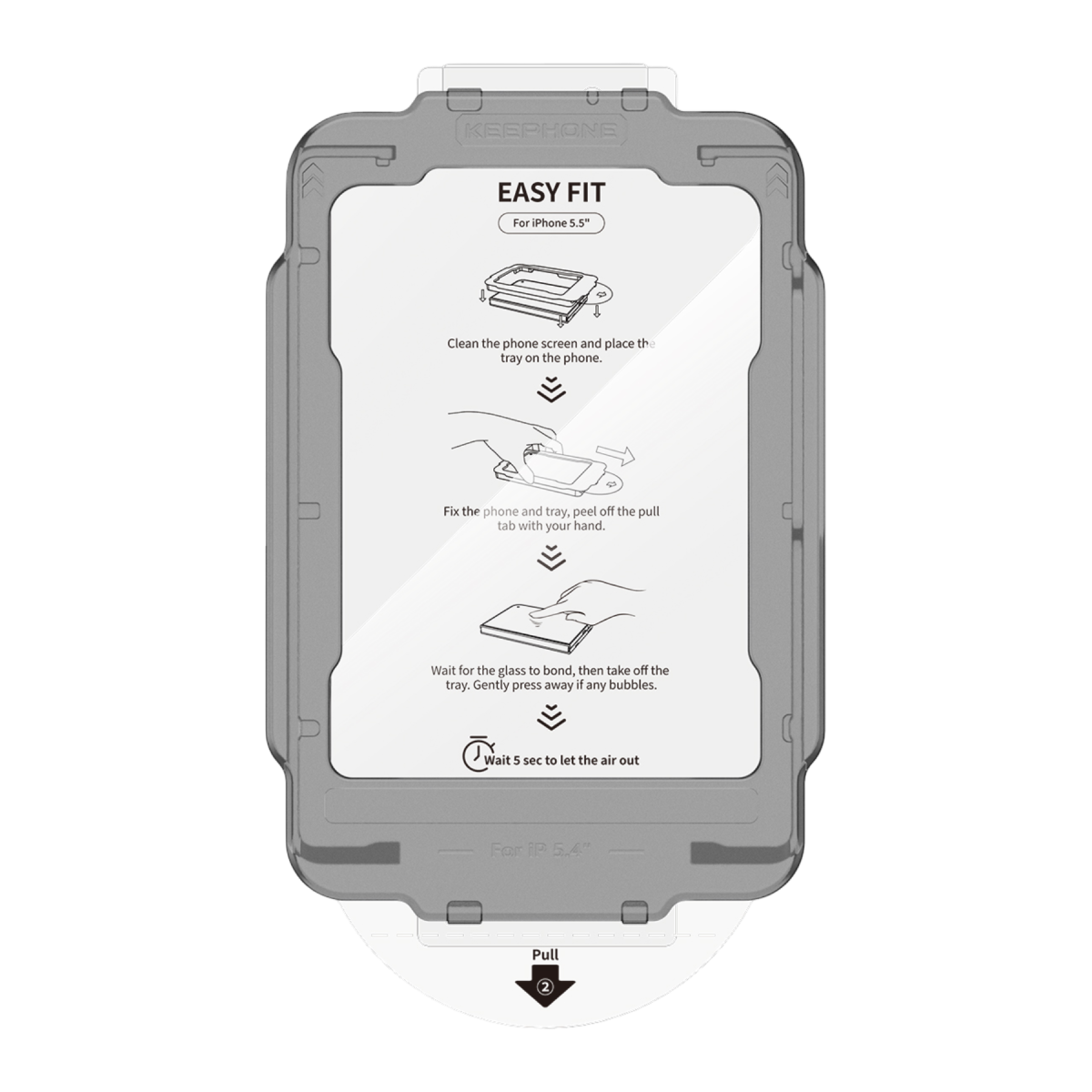 Keephone Apple iPhone Duo EasyFit HD Cam Ekran Koruyucu